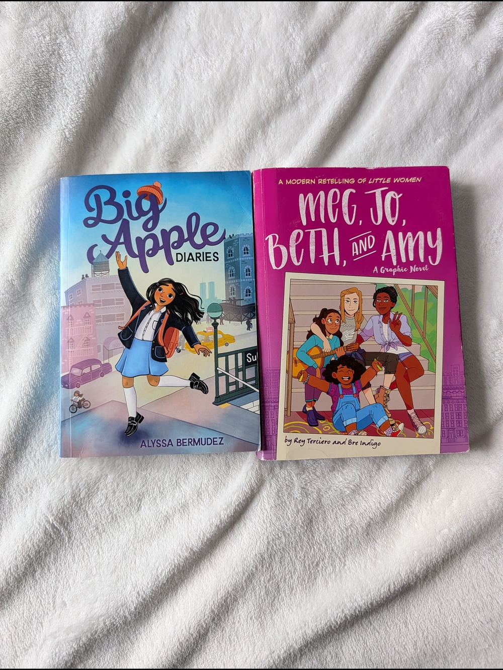 2/$25 Lot: Big Apple Diaries and Meg, Jo, Beth, and Amy Graphic Novels